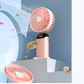 Rechargeable Hand Fan with LED Display | 5 Speed Modes Portable Mini Handy Fan for Kids & School Use