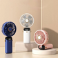 Rechargeable Hand Fan with LED Display | 5 Speed Modes Portable Mini Handy Fan for Kids & School Use